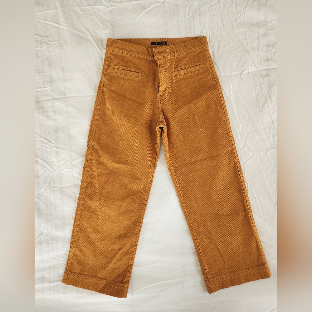 Lucky Brand Mid Rise Crop Corduroy Jean